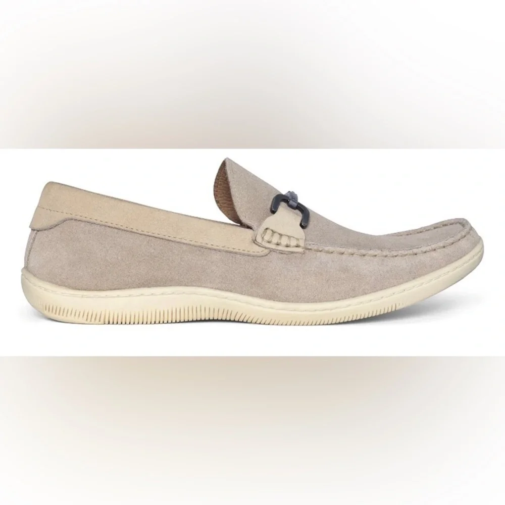 Donald Pliner London 02 Sand men’s size 10.5 Men's Tan Loafers-NWT - Picture 2 of 5